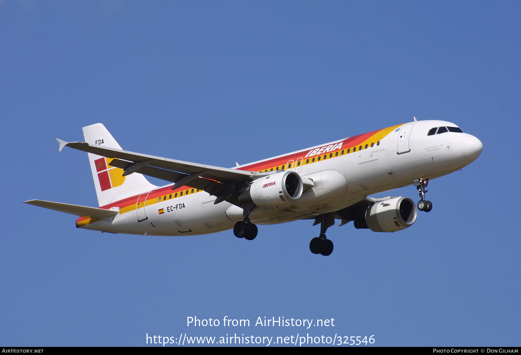 Aircraft Photo of EC-FDA | Airbus A320-211 | Iberia | AirHistory.net #325546