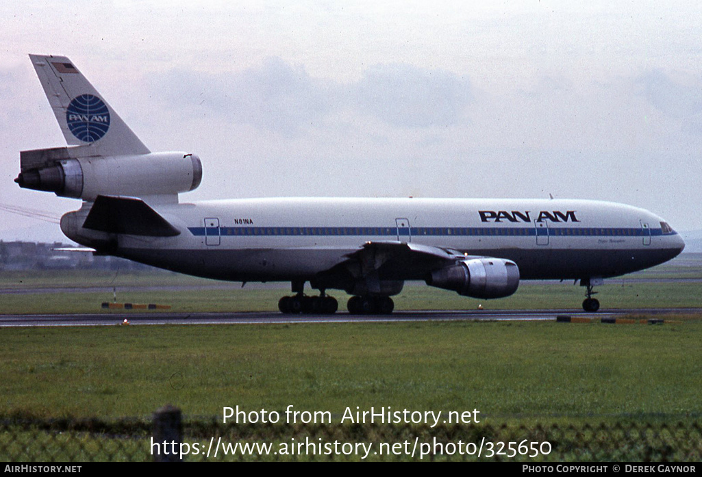 Aircraft Photo of N81NA | McDonnell Douglas DC-10-30 | Pan American World Airways - Pan Am | AirHistory.net #325650