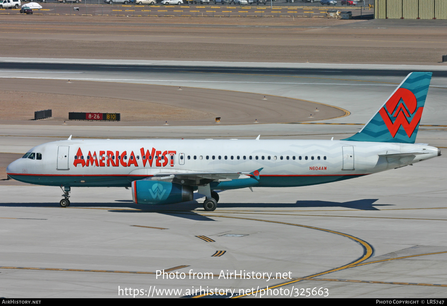 Aircraft Photo of N604AW | Airbus A320-232 | America West Airlines | AirHistory.net #325663