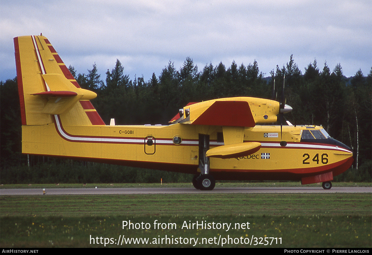 Aircraft Photo of C-GQBI | Canadair CL-415 (CL-215-6B11) | Gouvernement du Québec | AirHistory.net #325711