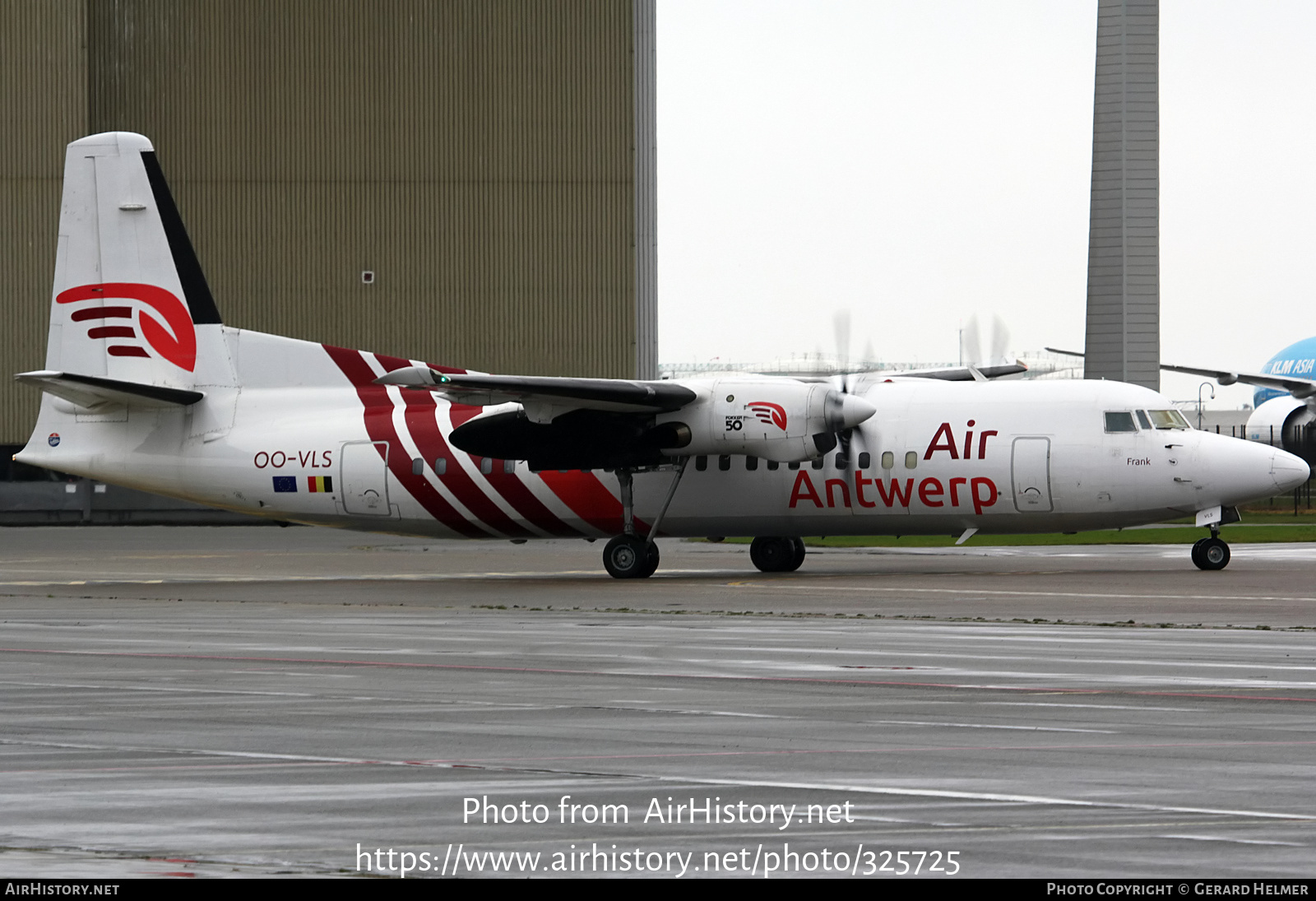 Aircraft Photo of OO-VLS | Fokker 50 | Air Antwerp | AirHistory.net #325725