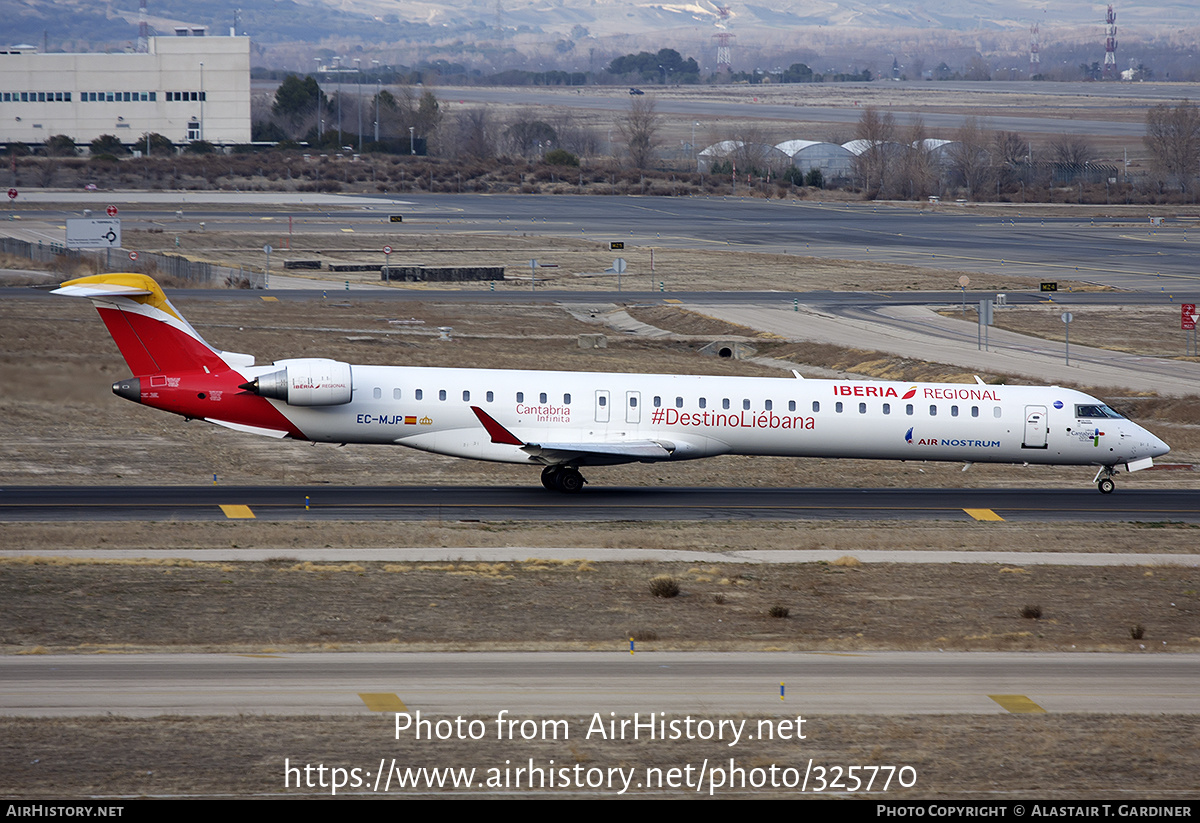 Aircraft Photo of EC-MJP | Bombardier CRJ-1000ER NG (CL-600-2E25) | Iberia Regional | AirHistory.net #325770