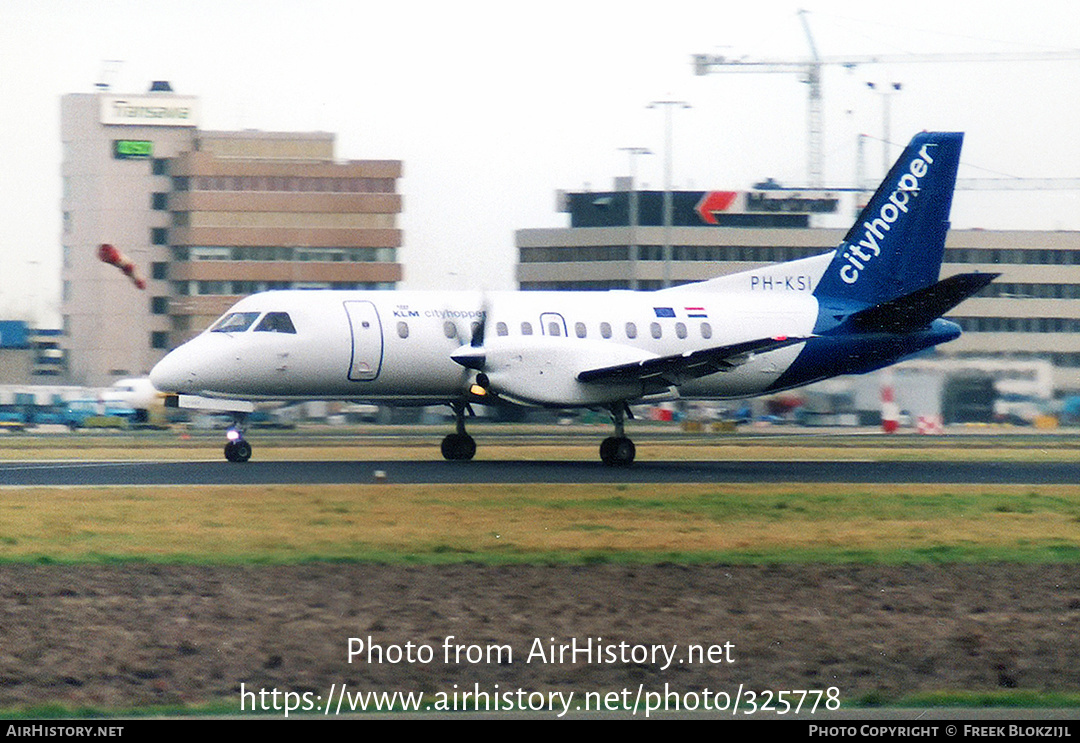 Aircraft Photo of PH-KSI | Saab 340B | KLM Cityhopper | AirHistory.net #325778