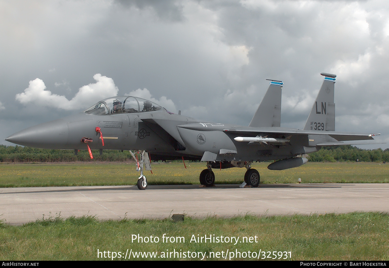 Aircraft Photo of 91-0329 / AF91-329 | McDonnell Douglas F-15E Strike Eagle | USA - Air Force | AirHistory.net #325931