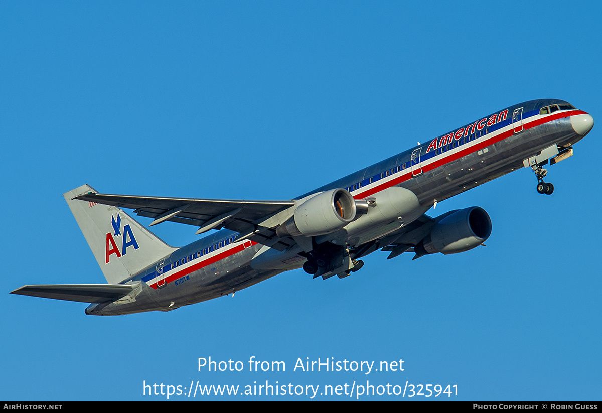 Aircraft Photo of N701TW | Boeing 757-2Q8 | American Airlines | AirHistory.net #325941