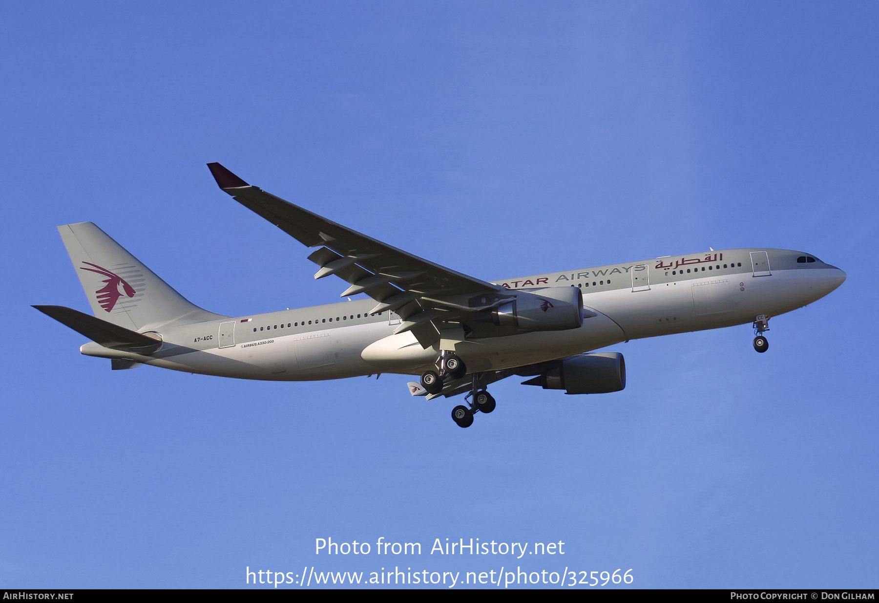 Aircraft Photo of A7-ACC | Airbus A330-203 | Qatar Airways | AirHistory.net #325966