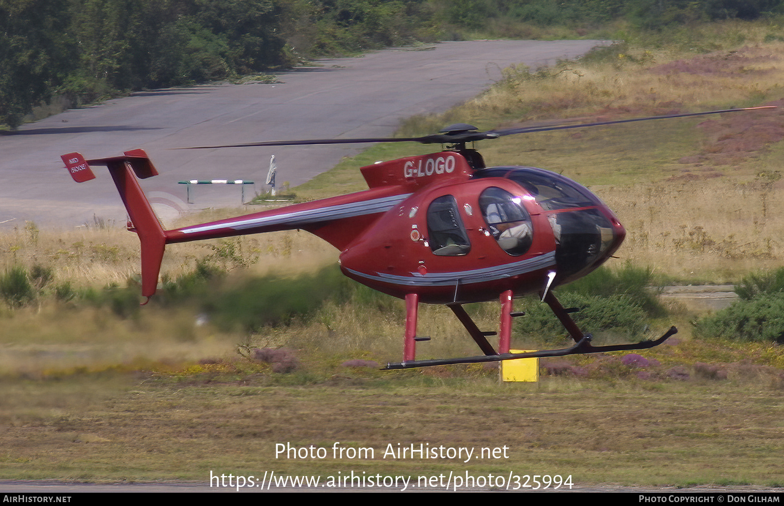 Aircraft Photo of G-LOGO | MD Helicopters MD-500E (369E) | AirHistory.net #325994