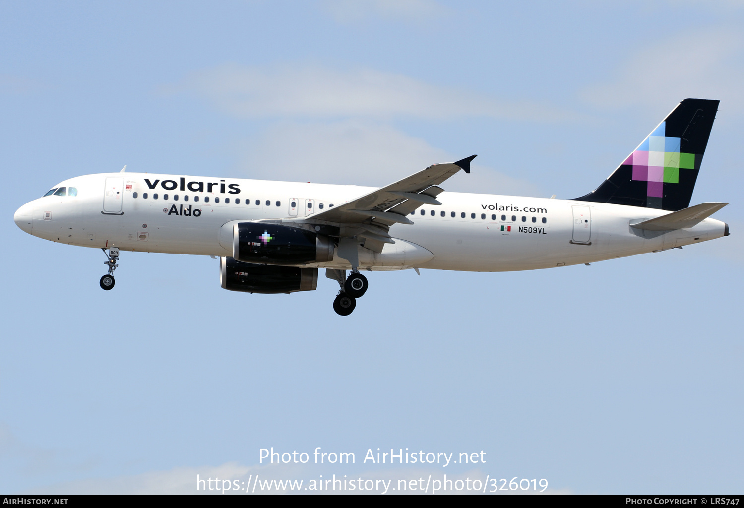 Aircraft Photo of N509VL | Airbus A320-233 | Volaris | AirHistory.net #326019