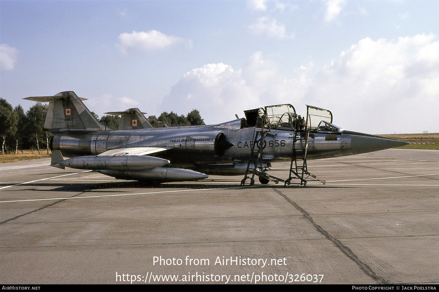 Aircraft Photo of 104656 | Lockheed CF-104D Starfighter Mk.2 | Canada - Air Force | AirHistory.net #326037