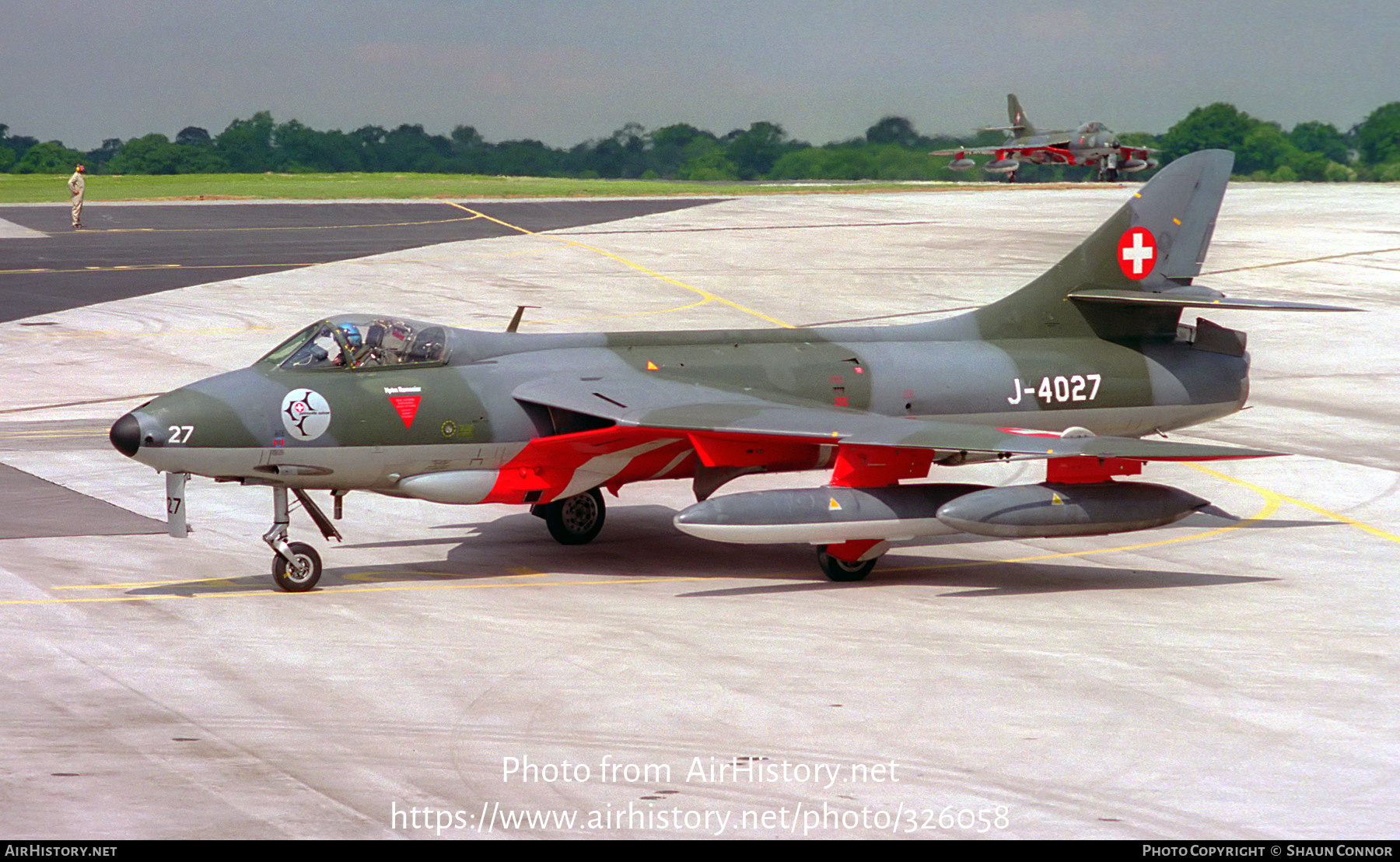 Aircraft Photo of J-4027 | Hawker Hunter F58 | Switzerland - Air Force ...