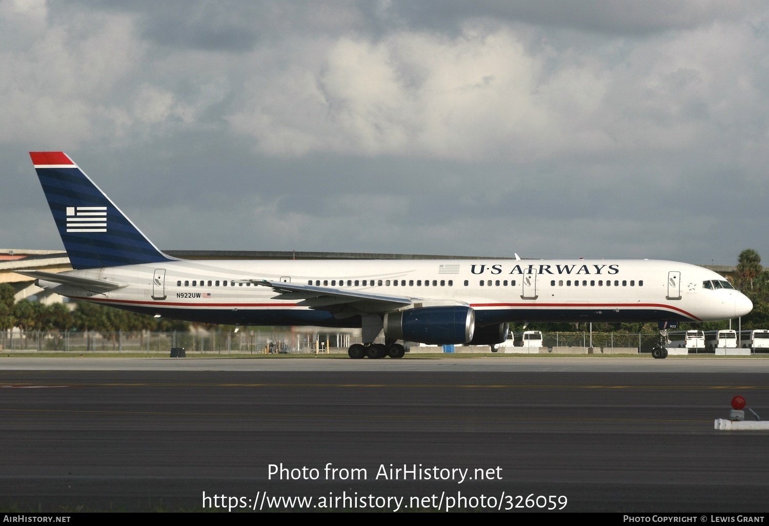 Aircraft Photo of N922UW | Boeing 757-225 | US Airways | AirHistory.net #326059