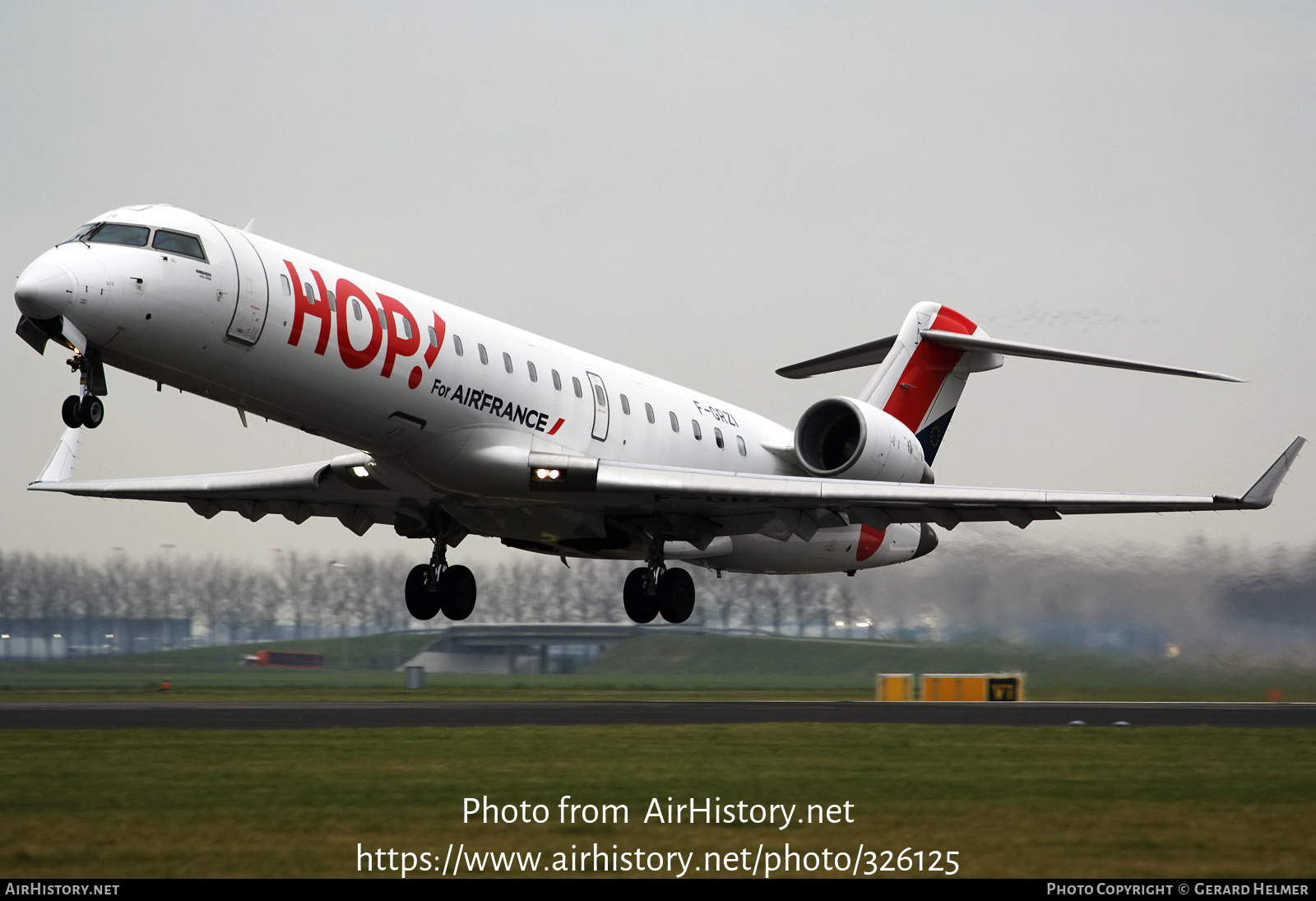 Aircraft Photo of F-GRZI | Bombardier CRJ-702 (CL-600-2C10) | Hop! | AirHistory.net #326125