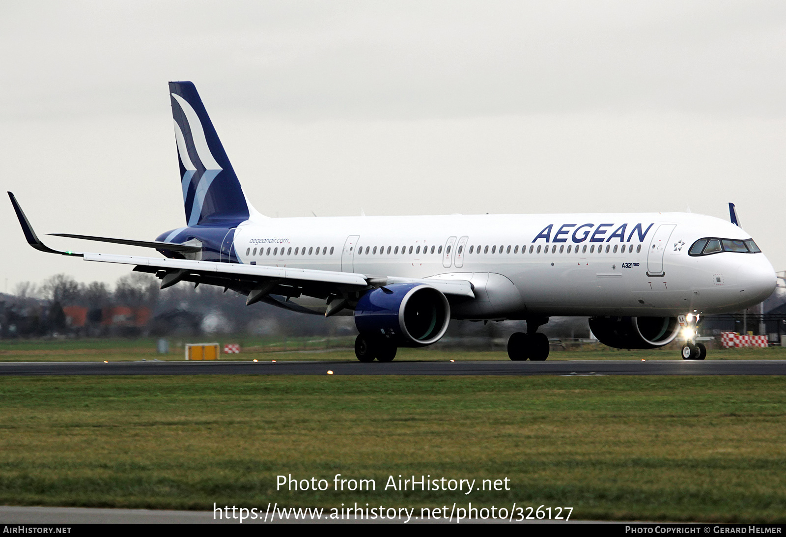 Aircraft Photo of SX-NAA | Airbus A321-271NX | Aegean Airlines | AirHistory.net #326127