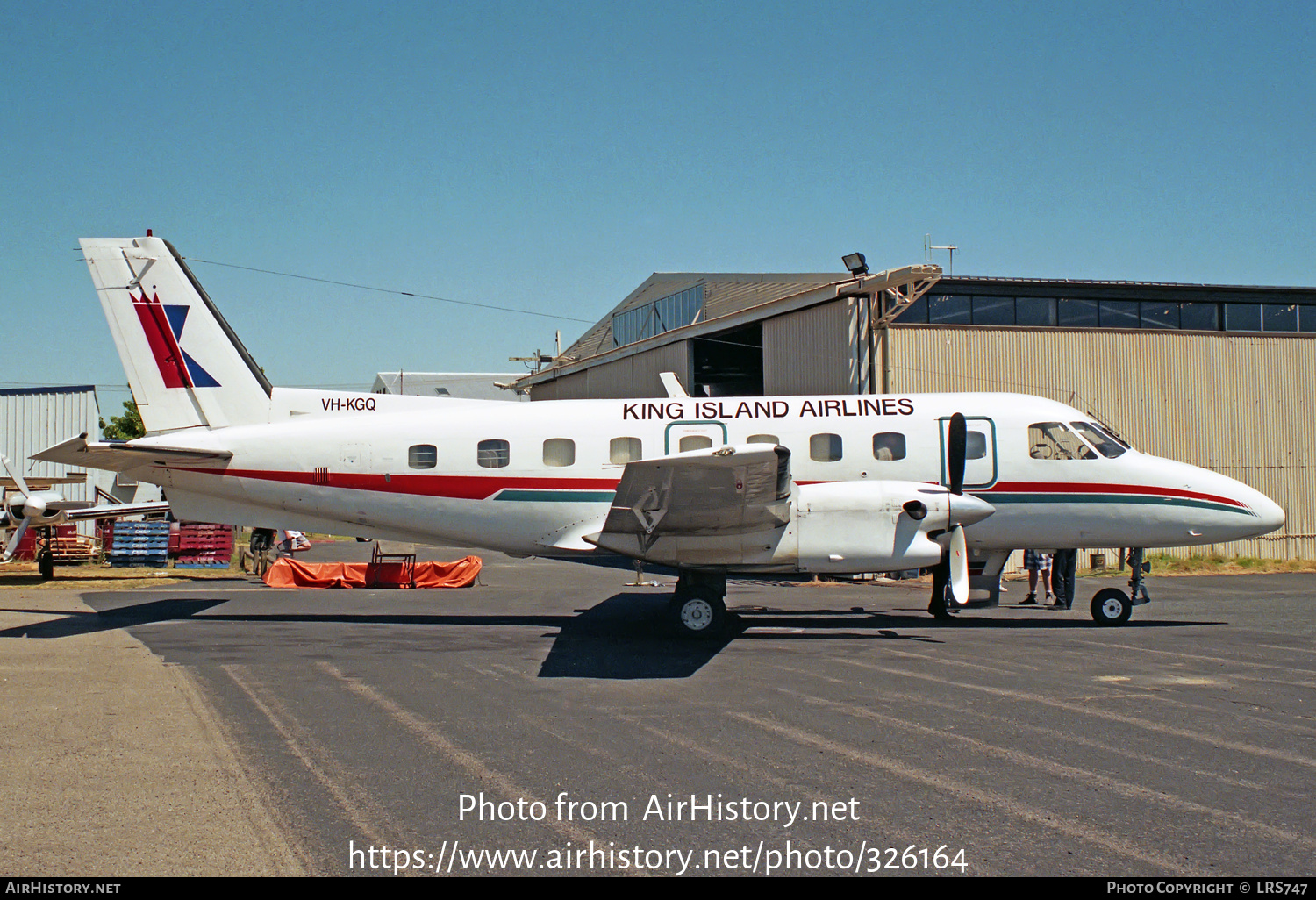 Aircraft Photo of VH-KGQ | Embraer EMB-110P1 Bandeirante | King Island Airlines | AirHistory.net #326164