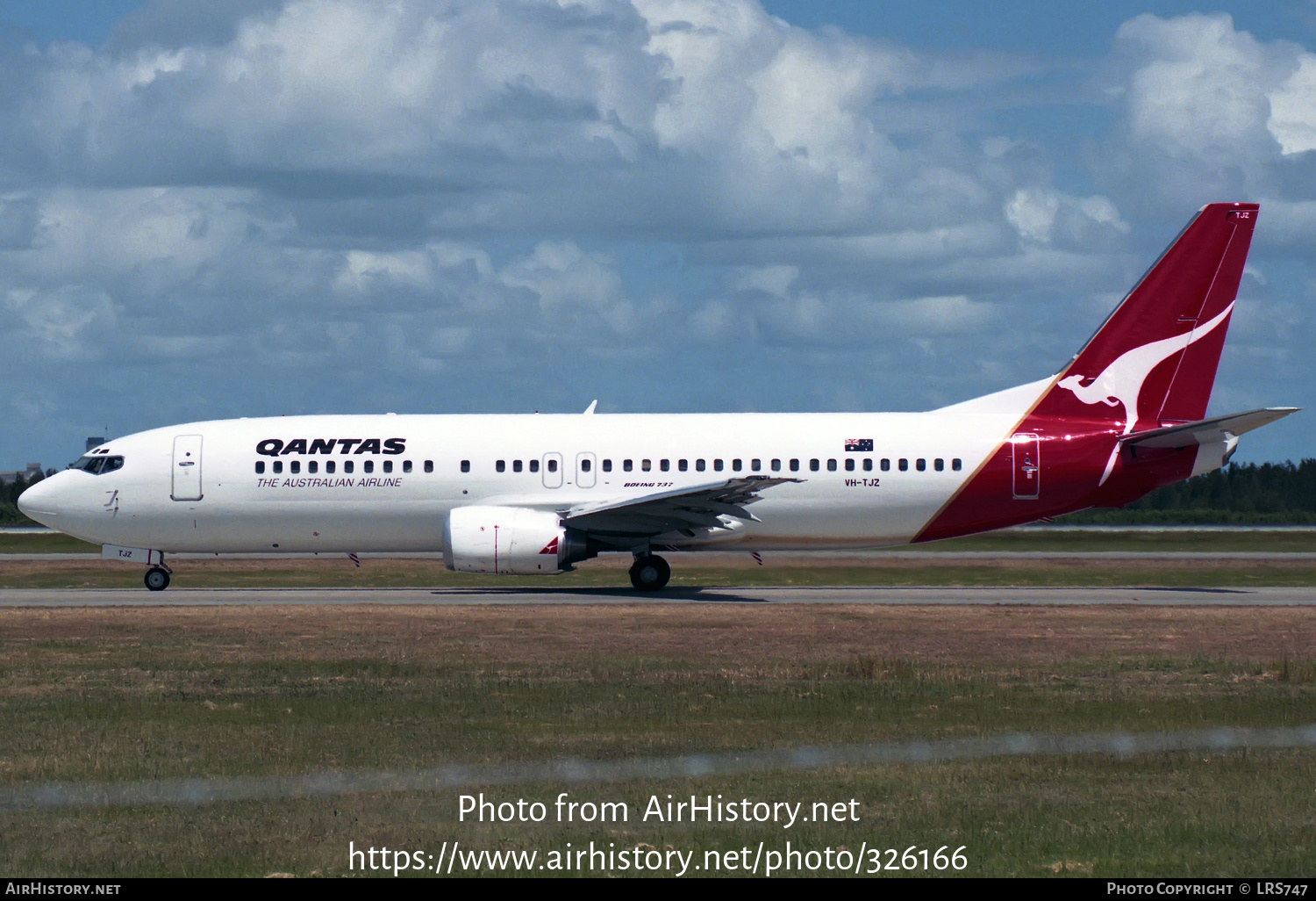 Aircraft Photo of VH-TJZ | Boeing 737-476 | Qantas | AirHistory.net #326166