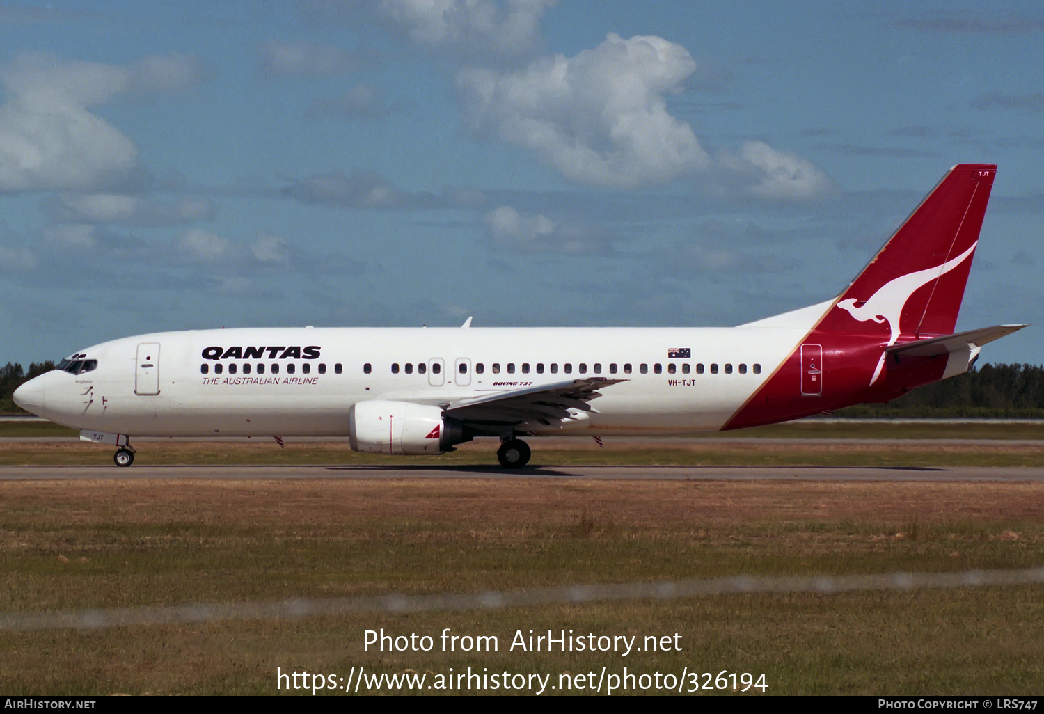 Aircraft Photo of VH-TJT | Boeing 737-476 | Qantas | AirHistory.net #326194