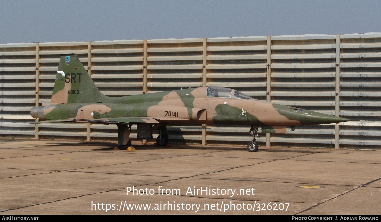 Aircraft Photo of KH18-2/10 / 69160 | Northrop F-5A Freedom Fighter | Thailand - Air Force | AirHistory.net #326207