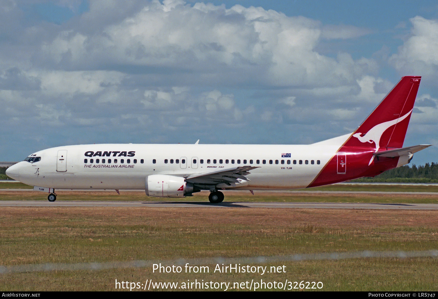 Aircraft Photo of VH-TJM | Boeing 737-476 | Qantas | AirHistory.net #326220