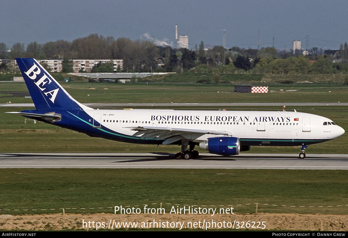 Aircraft Photo of TC-OYC | Airbus A300B4-120 | Bosphorus European Airways - BEA | AirHistory.net #326225