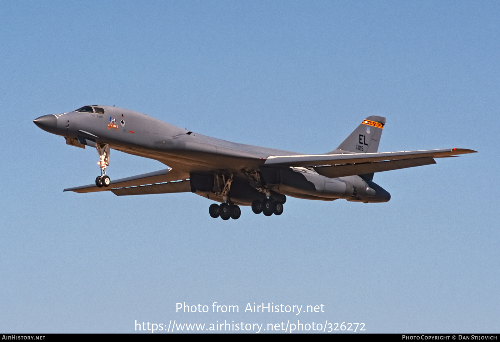 Aircraft Photo of 86-0125 / AF86-125 | Rockwell B-1B Lancer | USA - Air Force | AirHistory.net #326272