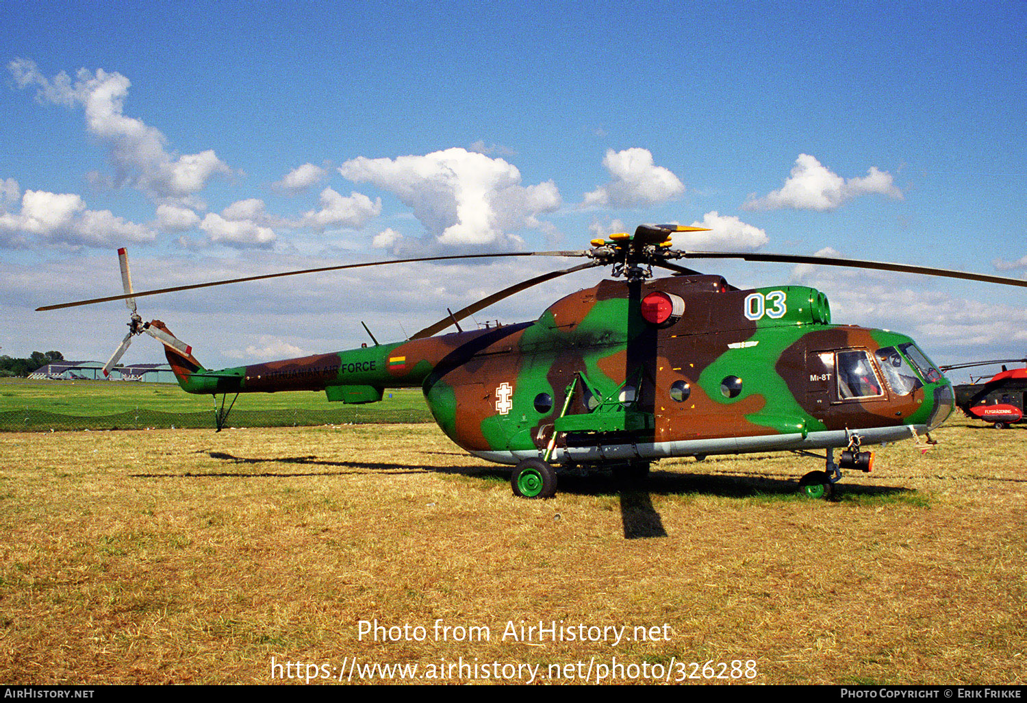 Aircraft Photo of 03 | Mil Mi-8T | Lithuania - Air Force | AirHistory.net #326288