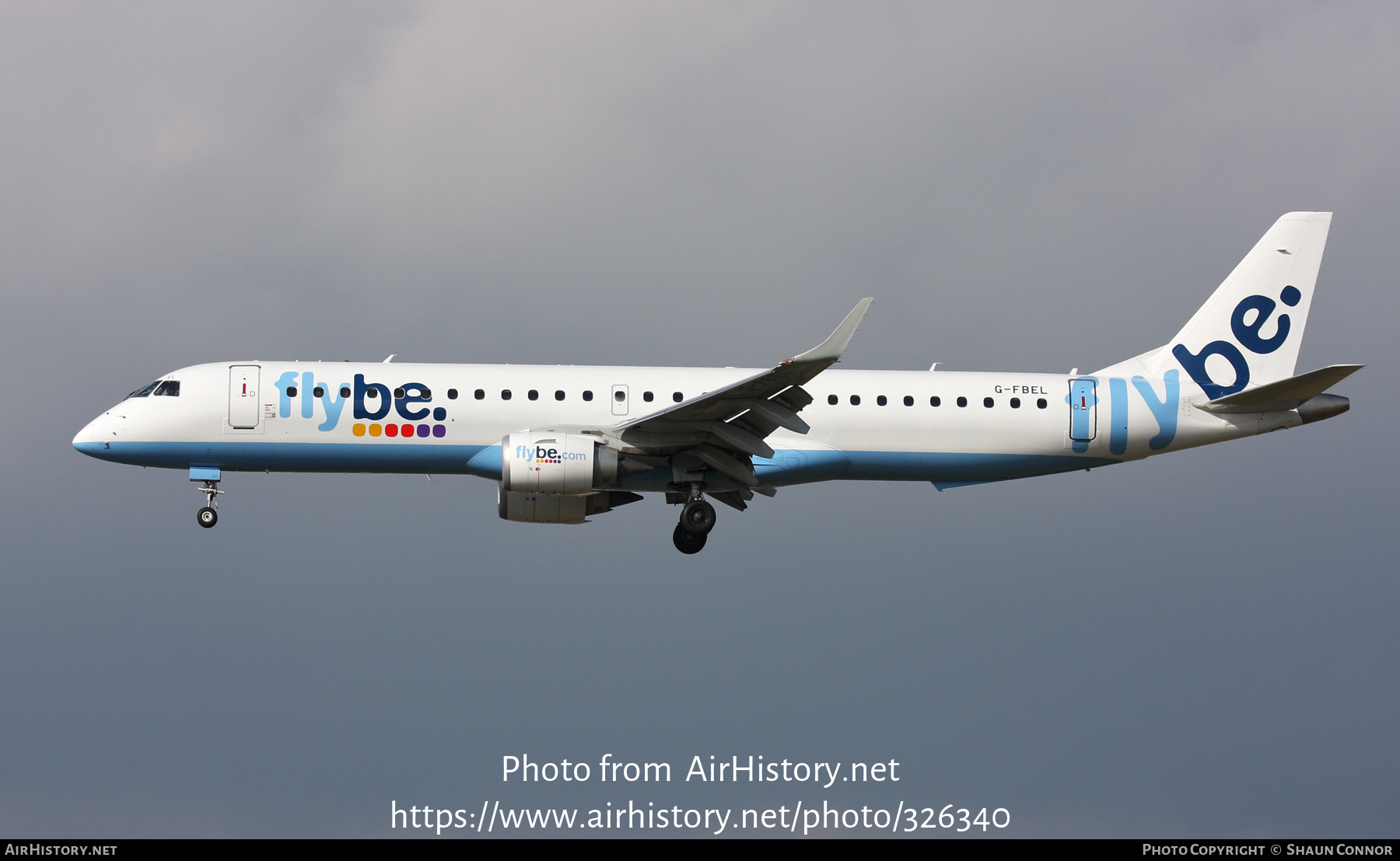 Aircraft Photo of G-FBEL | Embraer 195LR (ERJ-190-200LR) | Flybe | AirHistory.net #326340