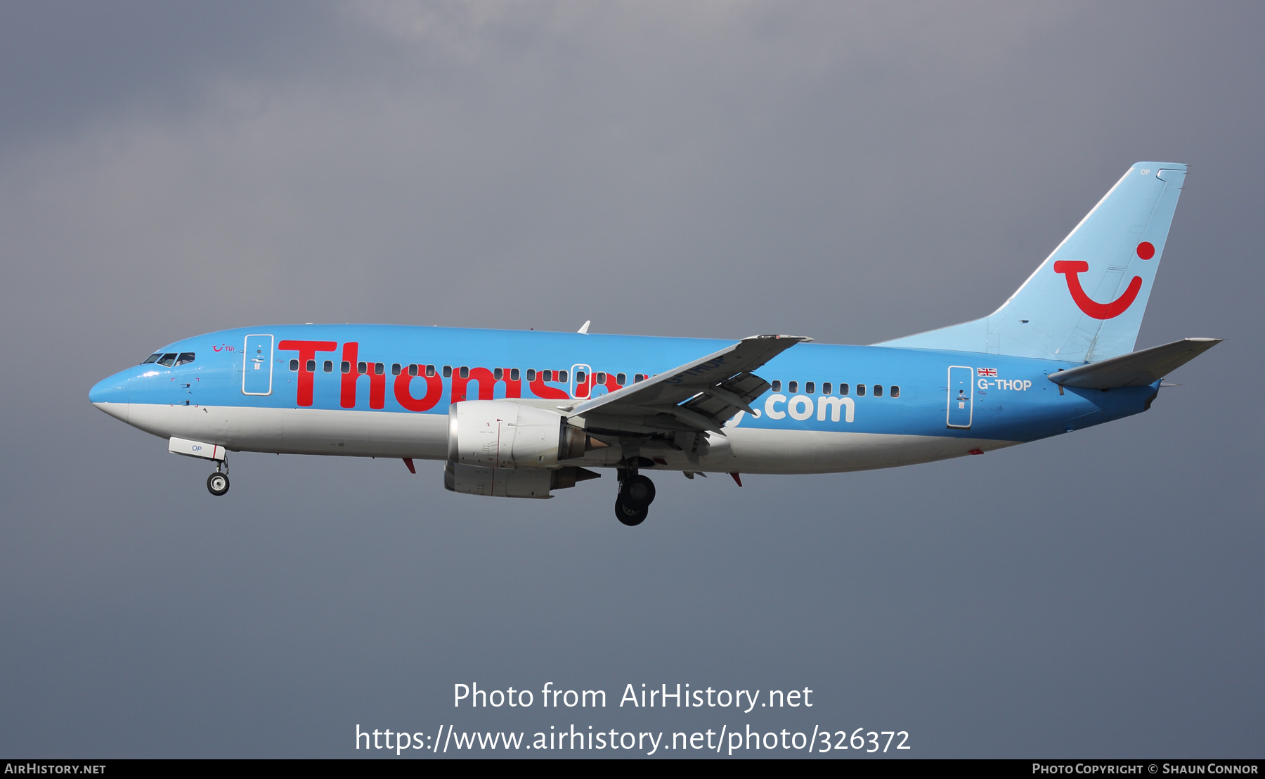 Aircraft Photo of G-THOP | Boeing 737-3U3 | Thomsonfly | AirHistory.net #326372