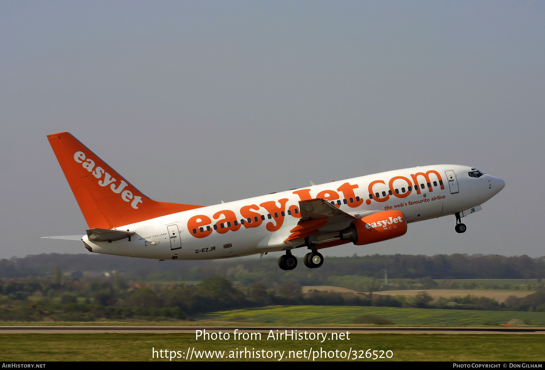 Aircraft Photo of G-EZJR | Boeing 737-73V | EasyJet | AirHistory.net #326520