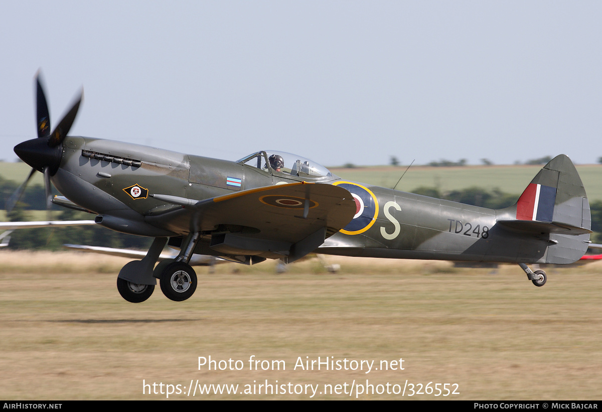 Aircraft Photo of G-OXVI / TD248 | Supermarine 361 Spitfire LF16E | UK - Air Force | AirHistory.net #326552