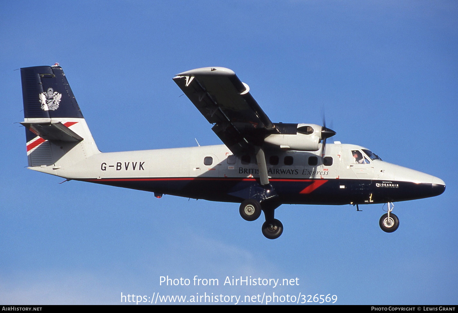 Aircraft Photo of G-BVVK | De Havilland Canada DHC-6-300 Twin Otter | British Airways Express | AirHistory.net #326569