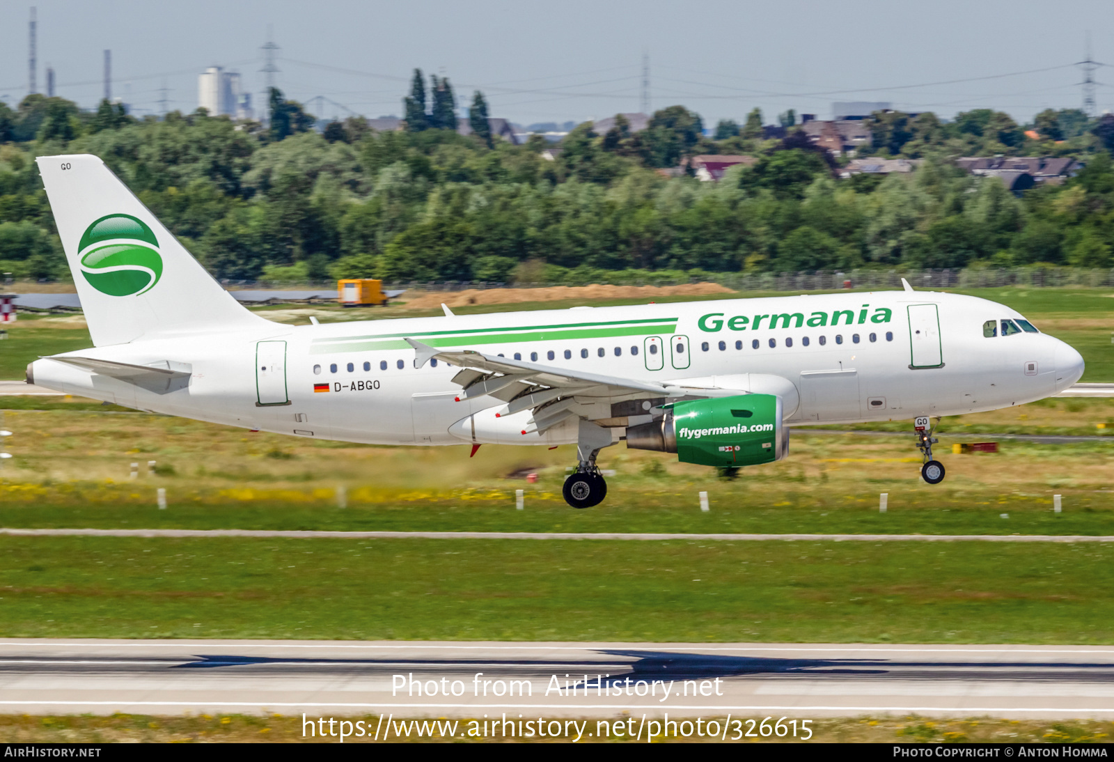 Aircraft Photo of D-ABGO | Airbus A319-112 | Germania | AirHistory.net #326615