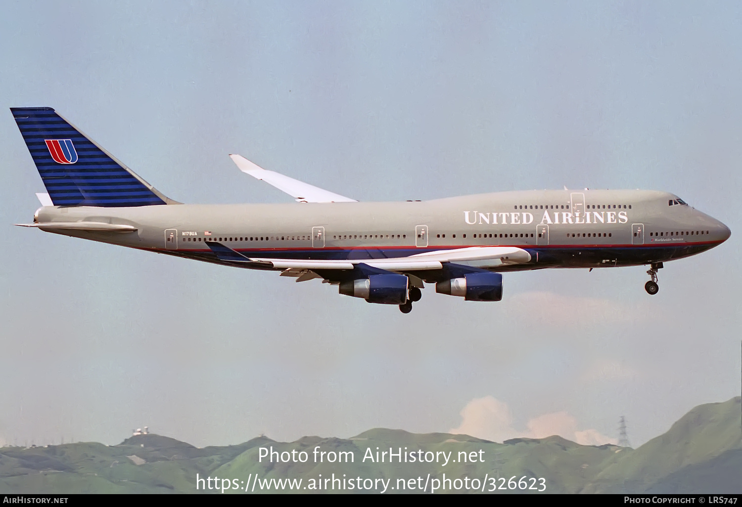 Aircraft Photo of N179UA | Boeing 747-422 | United Airlines | AirHistory.net #326623