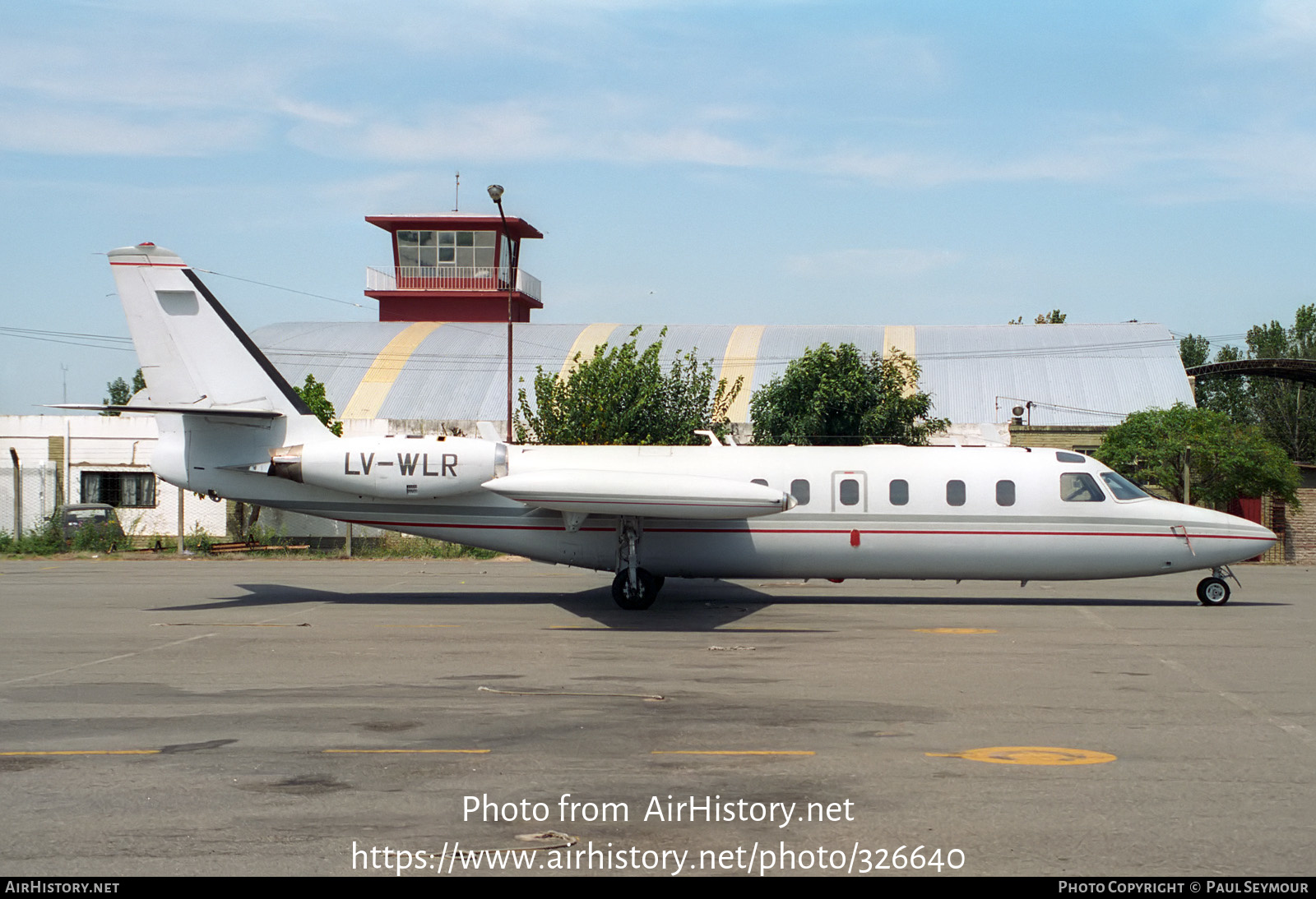 Aircraft Photo of LV-WLR | Israel Aircraft Industries IAI-1123 Westwind | AirHistory.net #326640