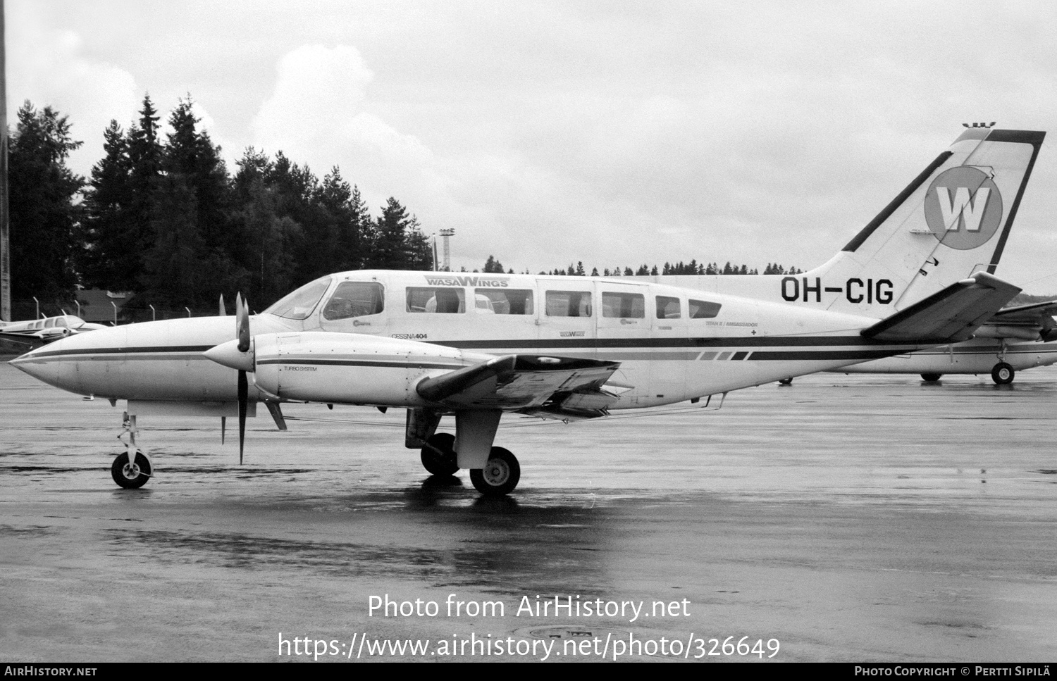 Aircraft Photo of OH-CIG | Cessna 404 Titan Ambassador II | Wasawings | AirHistory.net #326649