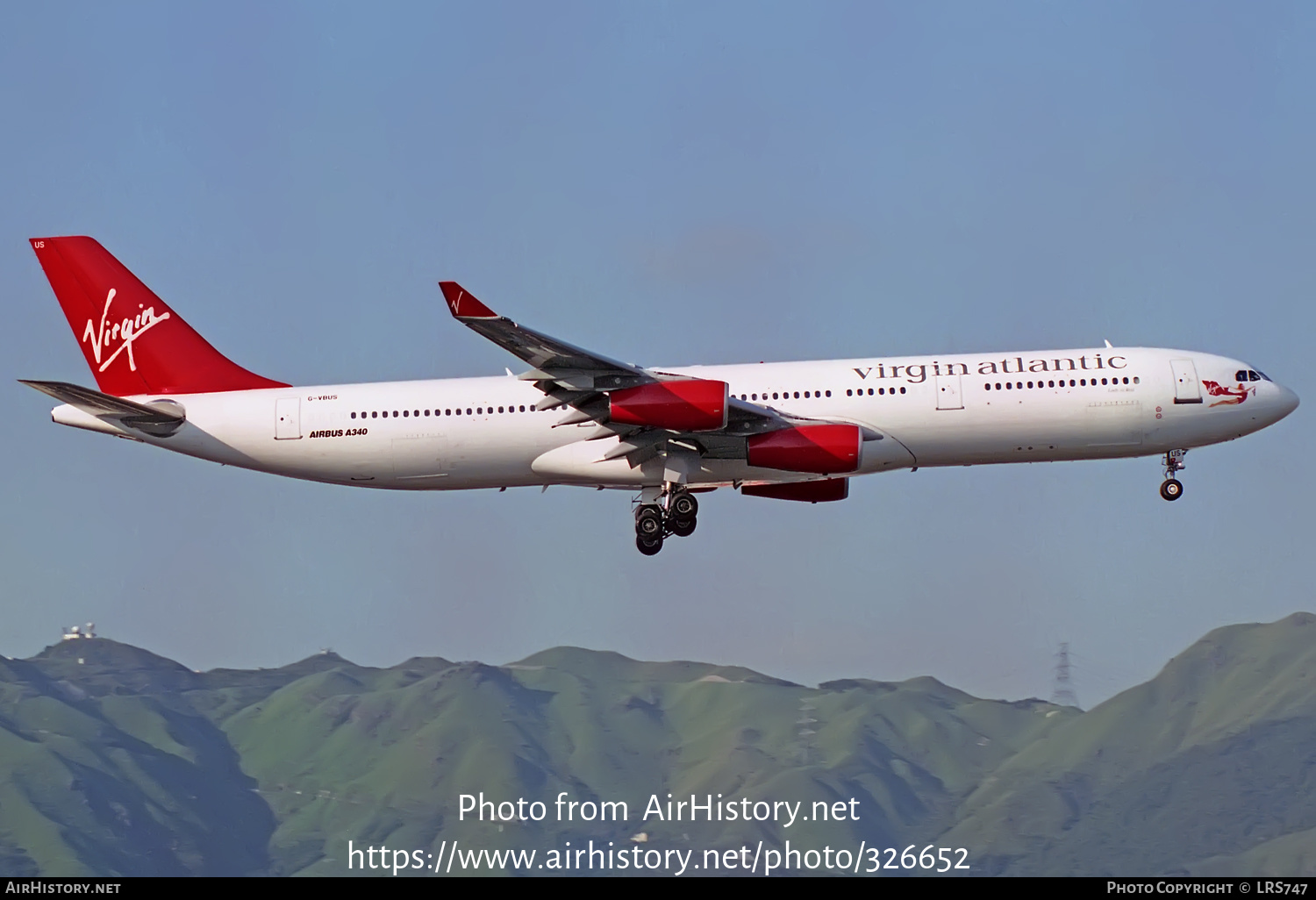 Aircraft Photo of G-VBUS | Airbus A340-311 | Virgin Atlantic Airways | AirHistory.net #326652