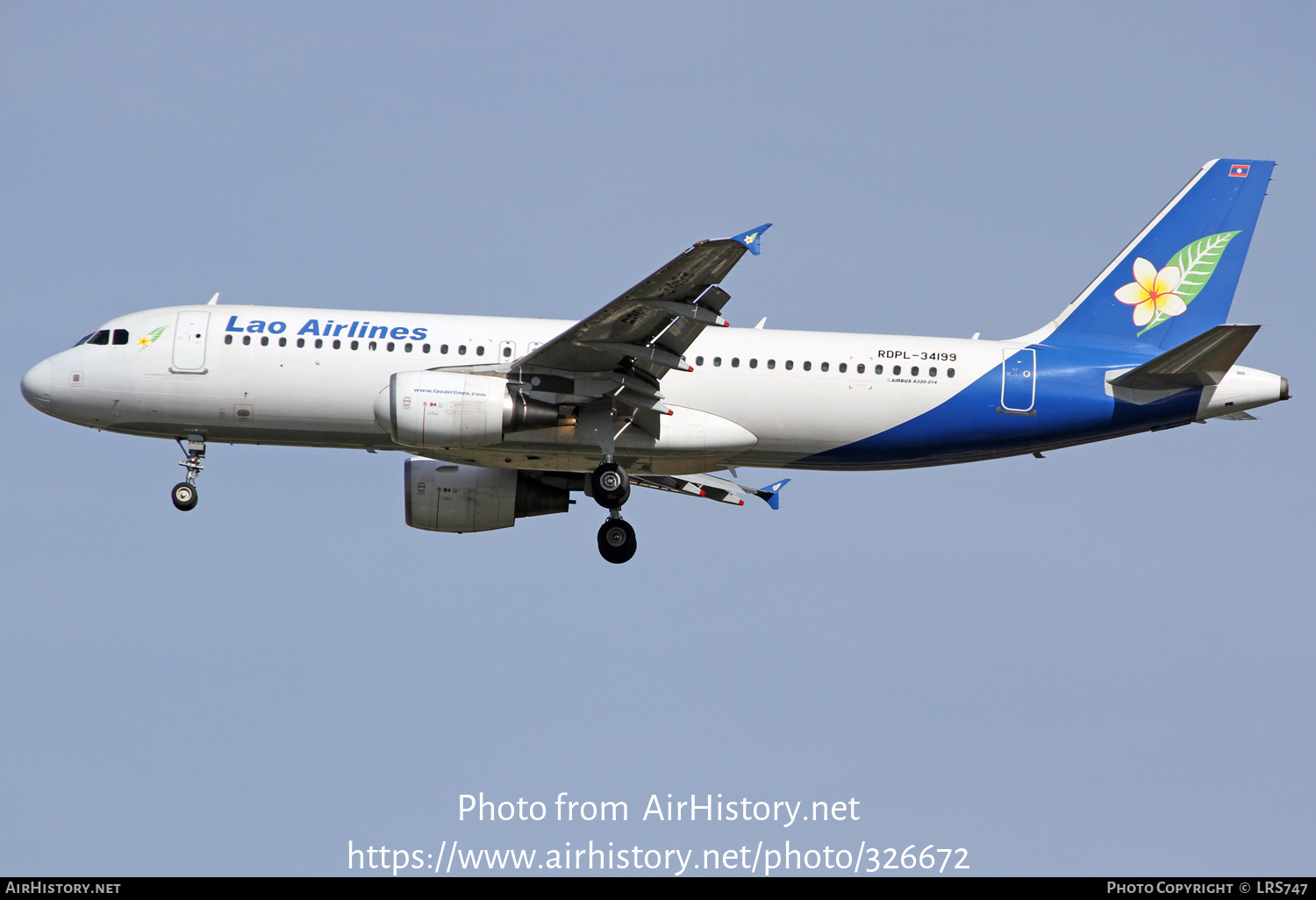 Aircraft Photo of RDPL-34199 | Airbus A320-214 | Lao Airlines | AirHistory.net #326672