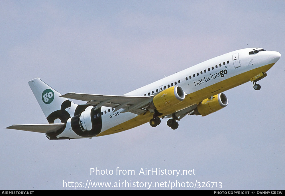 Aircraft Photo of G-IGOW | Boeing 737-3Y0 | Go Fly | AirHistory.net #326713