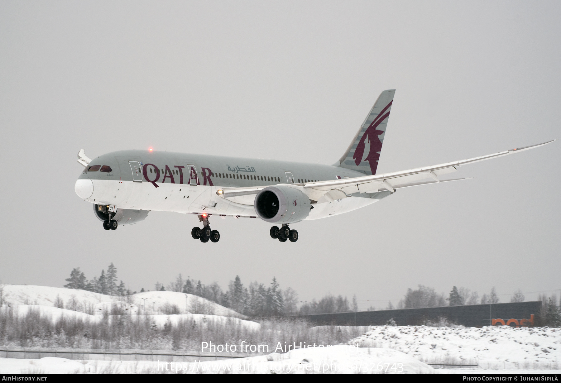 Aircraft Photo of A7-BCL | Boeing 787-8 Dreamliner | Qatar Airways | AirHistory.net #326743