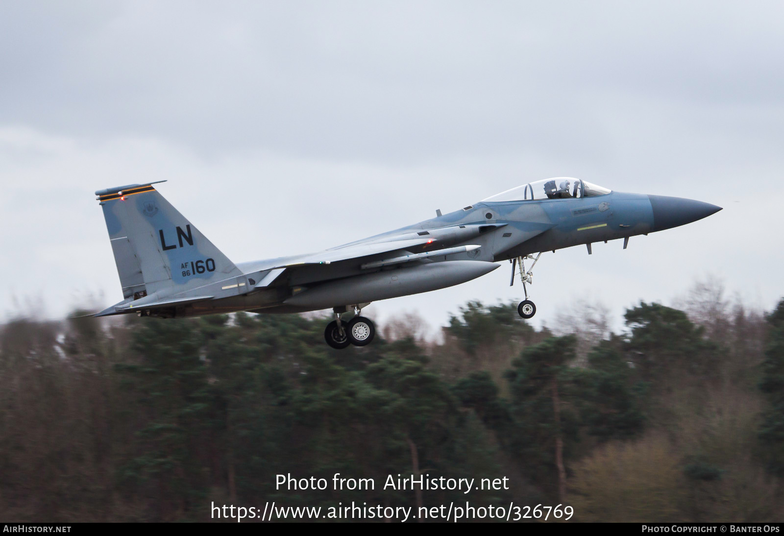Aircraft Photo of 86-0160 / AF86-160 | McDonnell Douglas F-15C Eagle | USA - Air Force | AirHistory.net #326769
