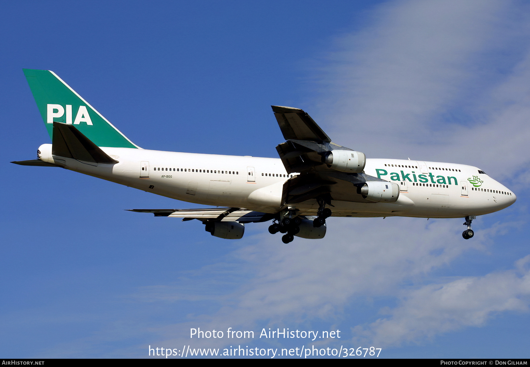 Aircraft Photo of AP-BGG | Boeing 747-367 | Pakistan International Airlines - PIA | AirHistory.net #326787