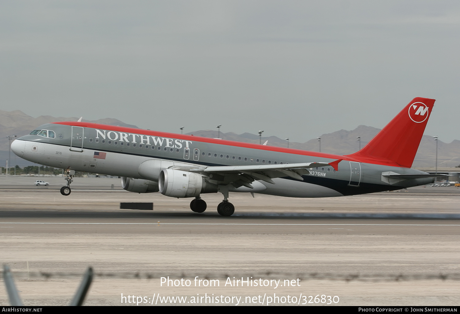 Aircraft Photo of N376NW | Airbus A320-212 | Northwest Airlines | AirHistory.net #326830