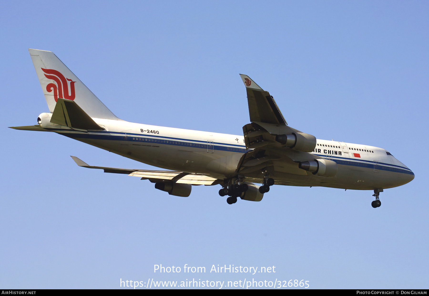 Aircraft Photo of B-2460 | Boeing 747-4J6M | Air China | AirHistory.net #326865