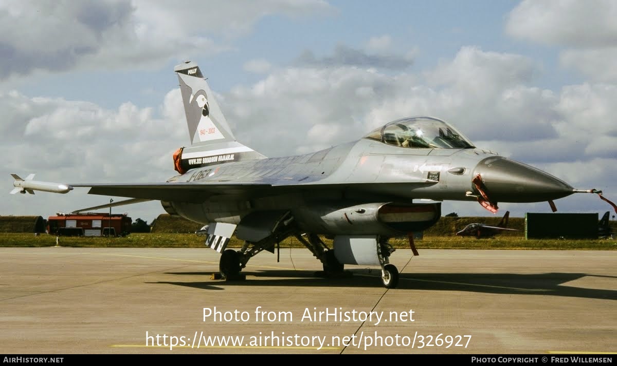 Aircraft Photo of J-063 | General Dynamics F-16AM Fighting Falcon | Netherlands - Air Force | AirHistory.net #326927