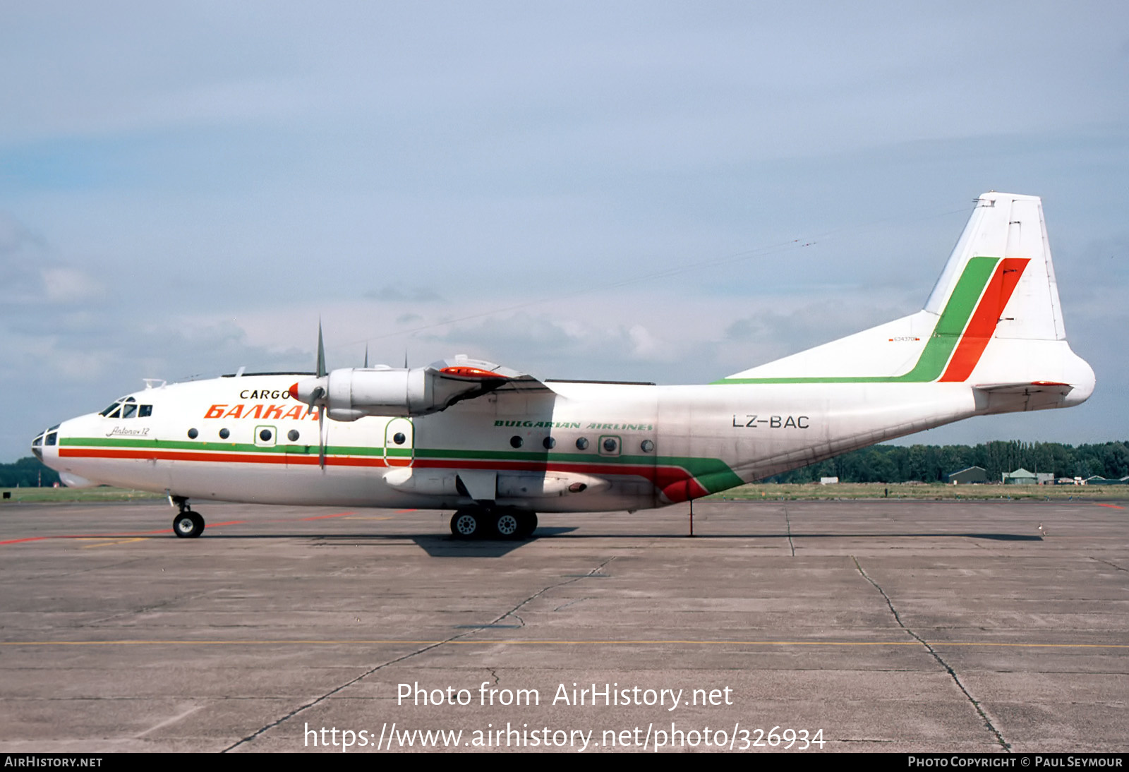 Aircraft Photo of LZ-BAC | Antonov An-12B | Balkan - Bulgarian Airlines Cargo | AirHistory.net #326934