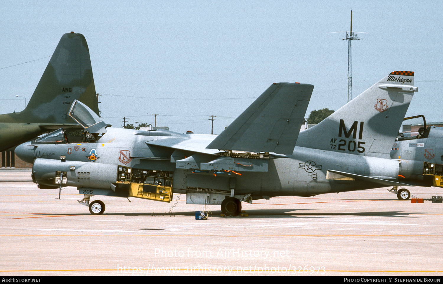 Aircraft Photo of 72-0205 / AF72-205 | LTV A-7D Corsair II | USA - Air Force | AirHistory.net #326973