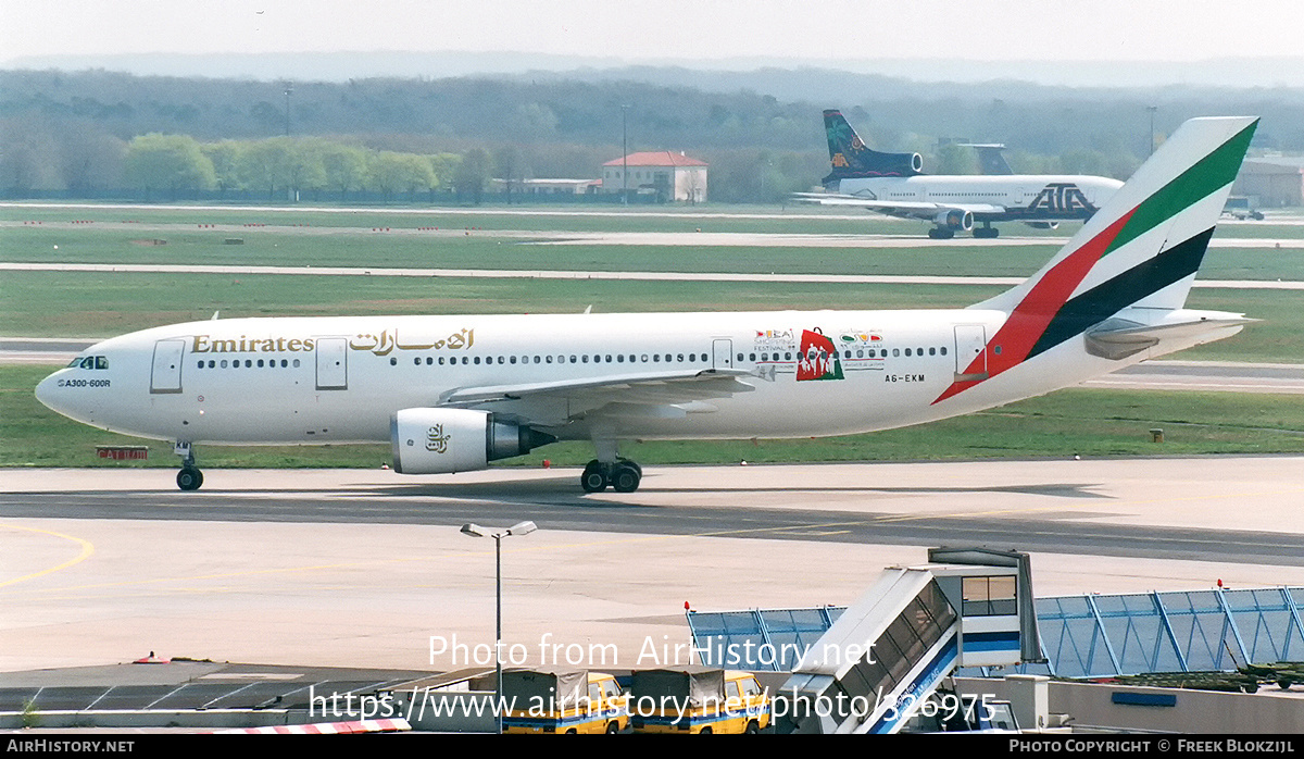 Aircraft Photo of A6-EKM | Airbus A300B4-605R | Emirates | AirHistory.net #326975