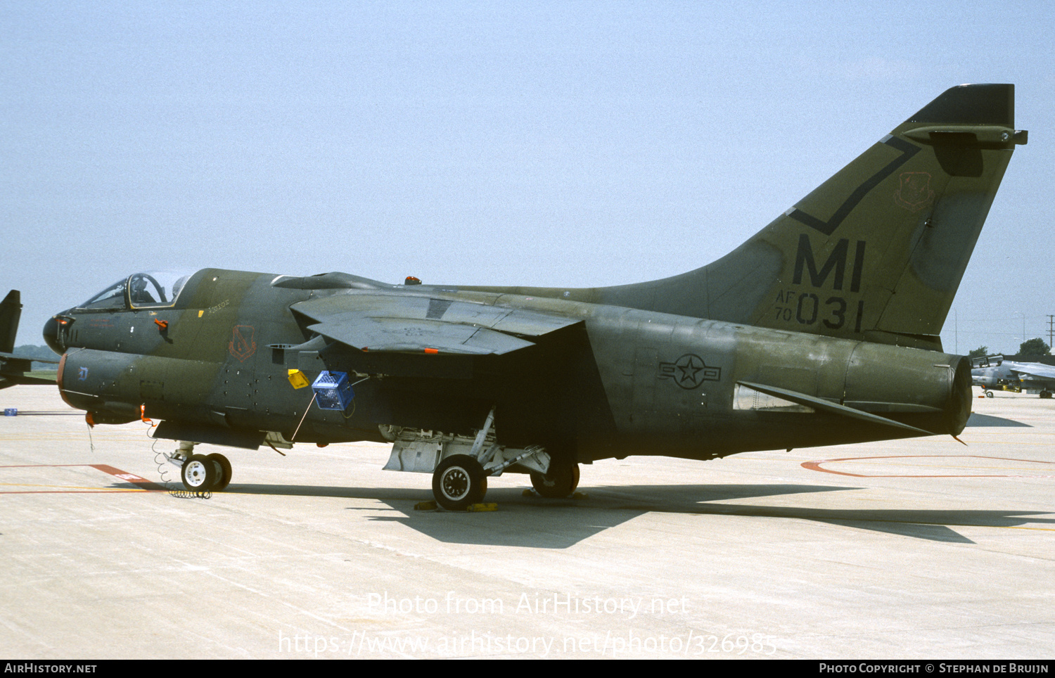 Aircraft Photo of 70-1031 / AF70-031 | LTV A-7D Corsair II | USA - Air Force | AirHistory.net #326985