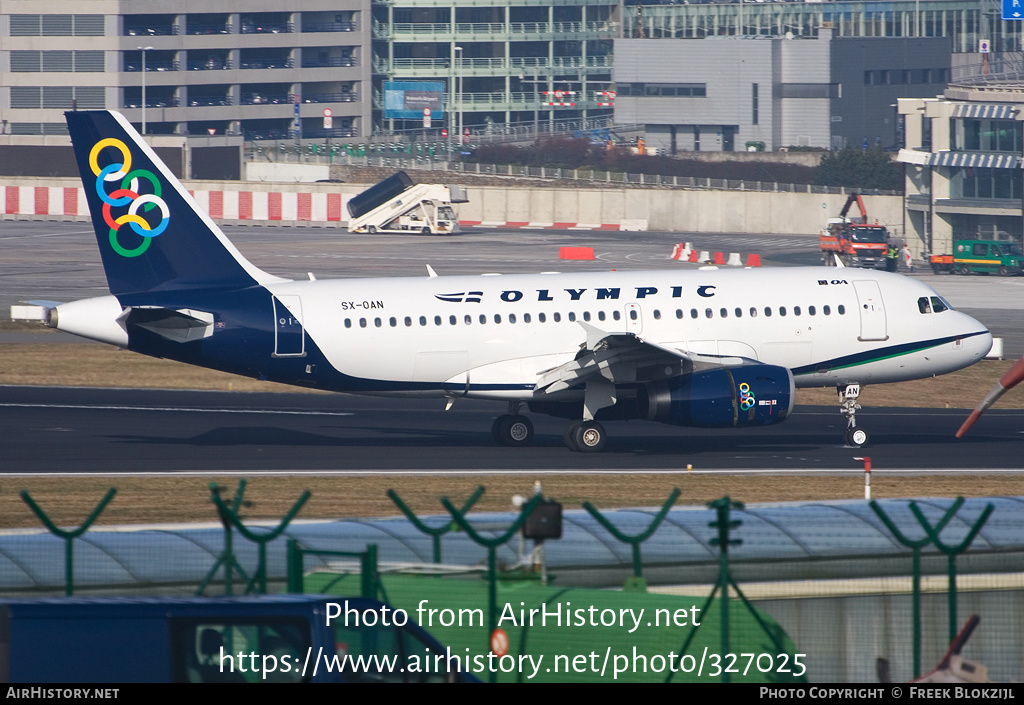 Aircraft Photo of SX-OAN | Airbus ACJ319 (A319-132/CJ) | Olympic | AirHistory.net #327025