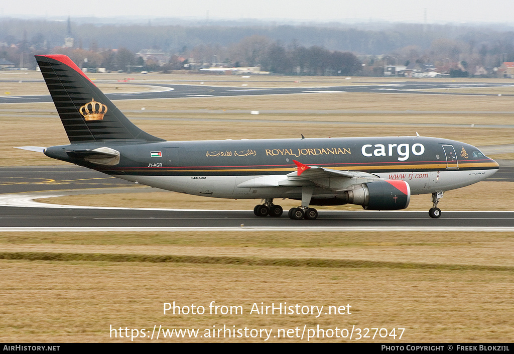 Aircraft Photo of JY-AGR | Airbus A310-304/F | Royal Jordanian Airlines Cargo | AirHistory.net #327047