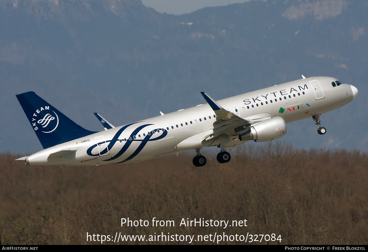 Aircraft Photo of F-OMRD | Airbus A320-214 | MEA - Middle East Airlines | AirHistory.net #327084